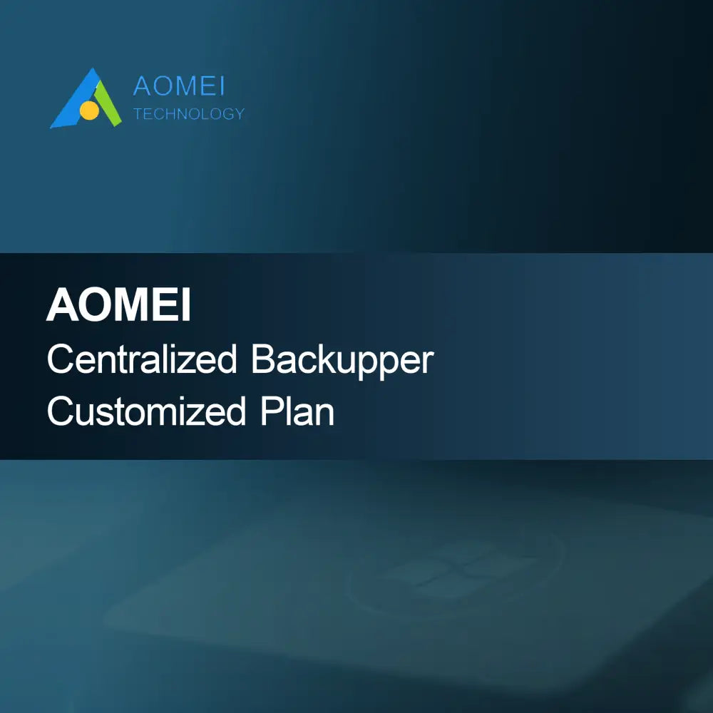 Plan Personalizado de AOMEI Centralized Backupper