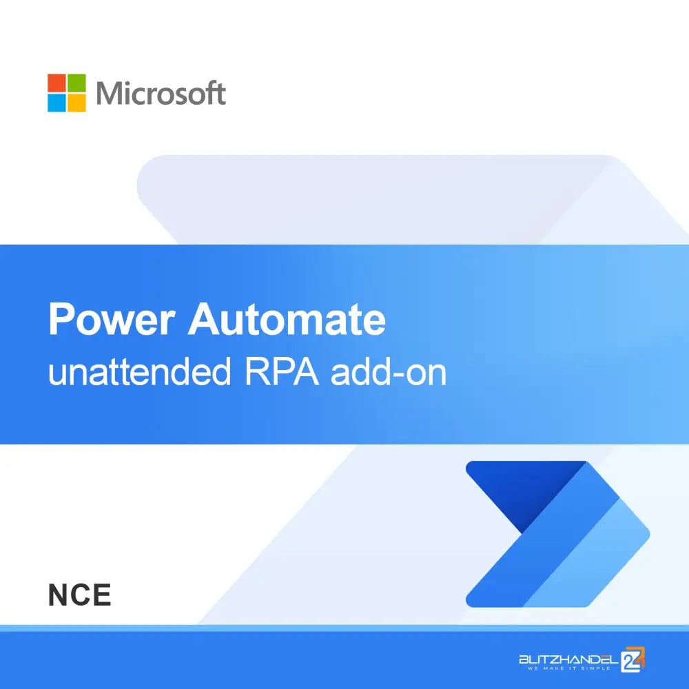 Complemento RPA no supervisado de Power Automate (NCE)