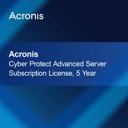 Licencia de suscripción de servidor avanzado Acronis Cyber Protect, 5 años