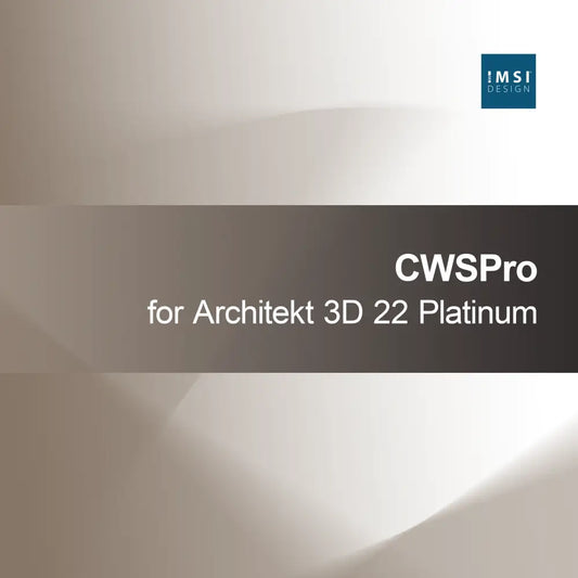 CWSPro para Architekt 3D 22 Platinum