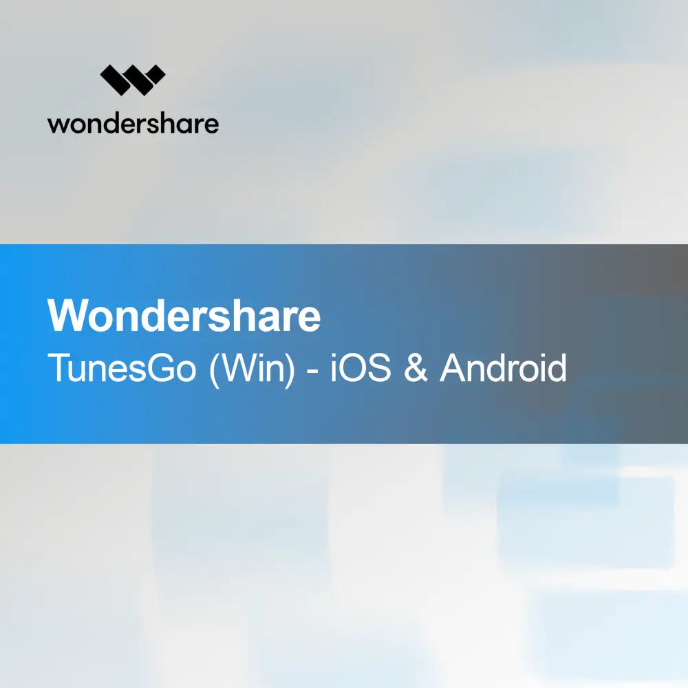 Wondershare TunesGo (Win) - iOS y Android